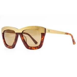NEW FRIEDA ROTHMAN women's hadlee sunglasses in tortoise